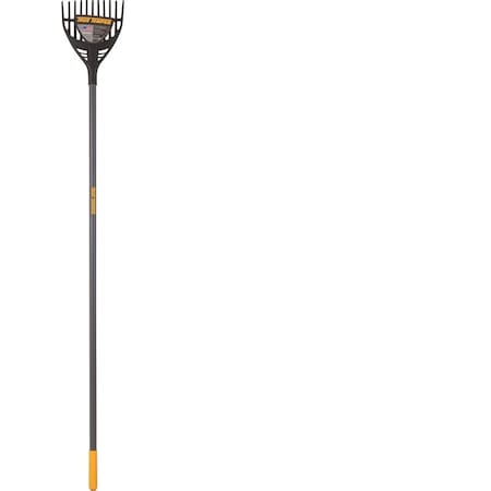 True Temper Poly Poly Shrub Rake, 11 Tines, 65.19 in L 2919100
